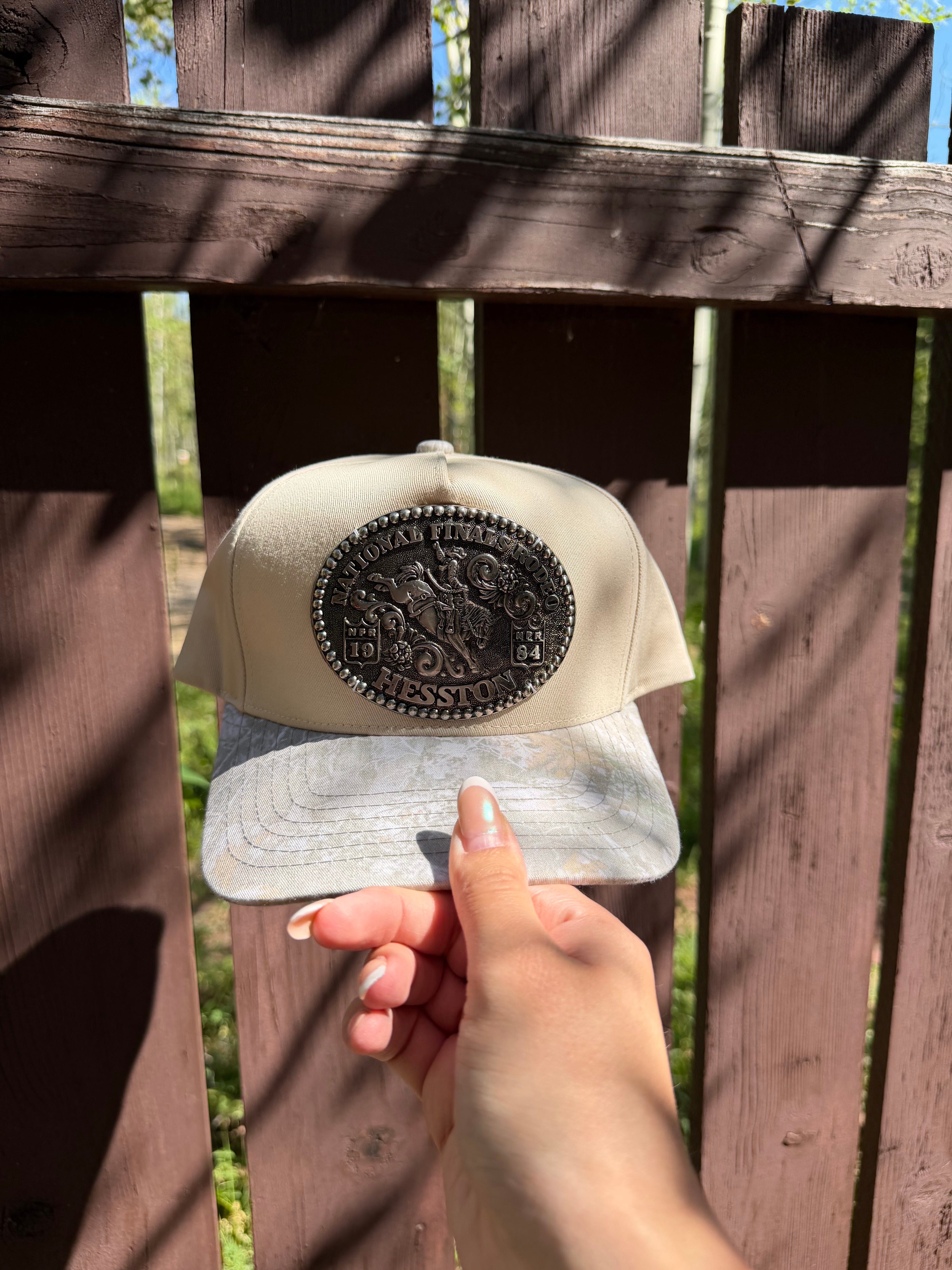 Camo Brim NFR Buckle Hat