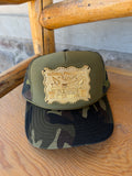 1987 Gold Camo NFR Buckle hat