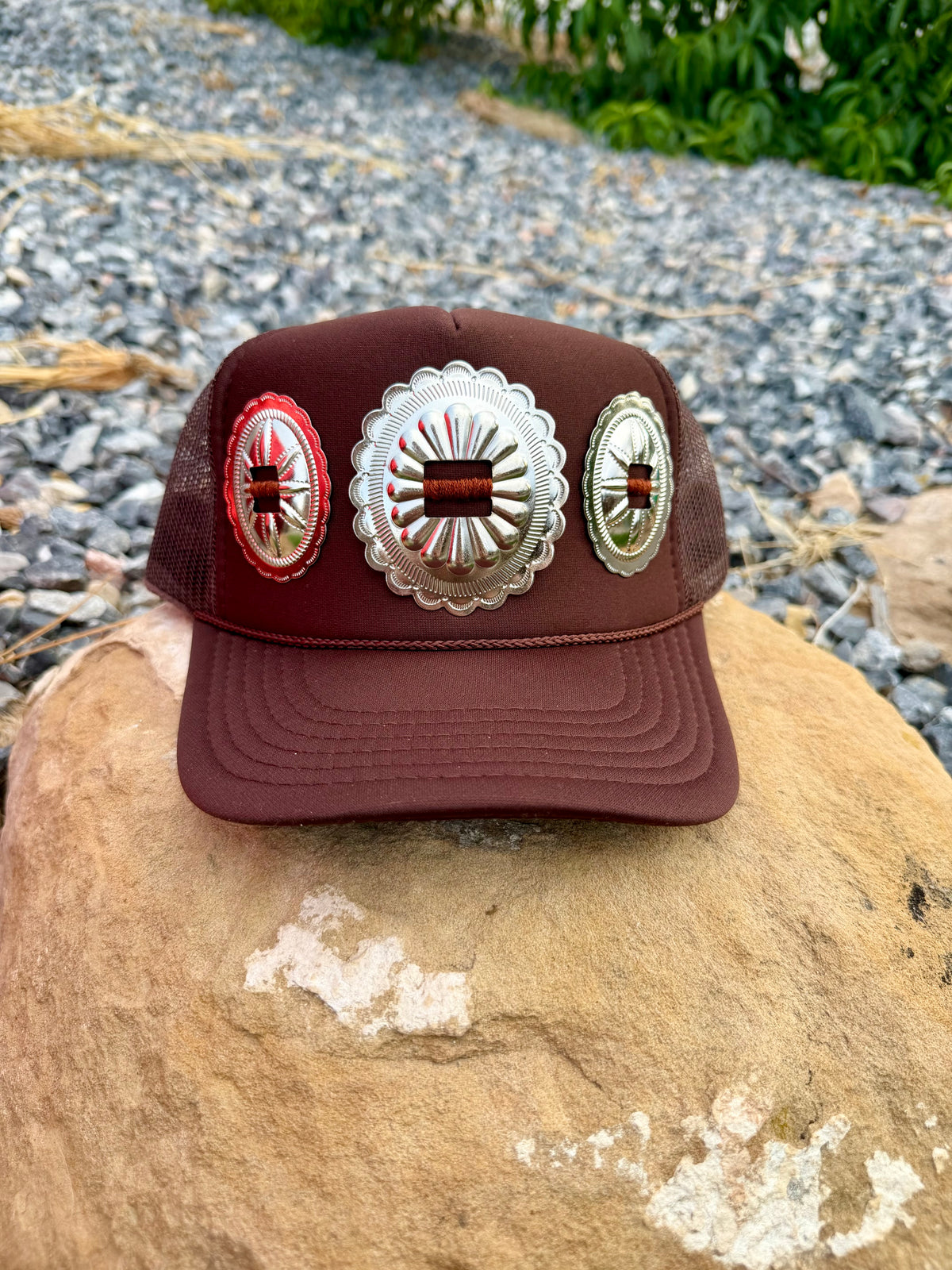 Brown Big Concho Hat