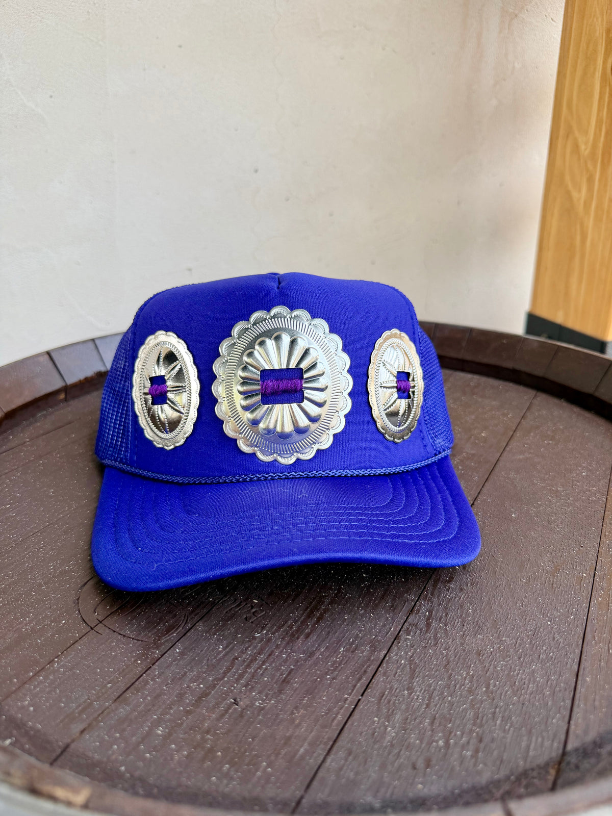 Purple Big Concho Hat