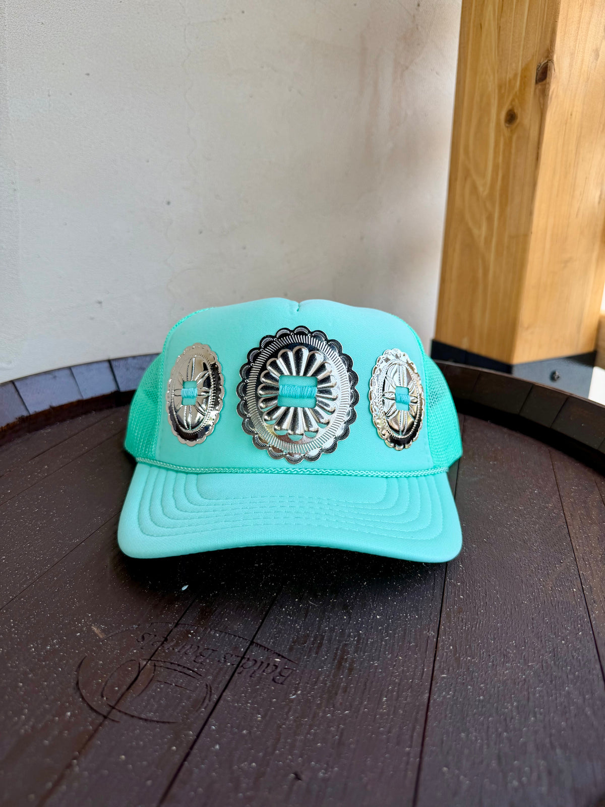 Mint Big Concho Hat