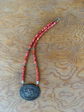 Coral Cowgirl Necklace