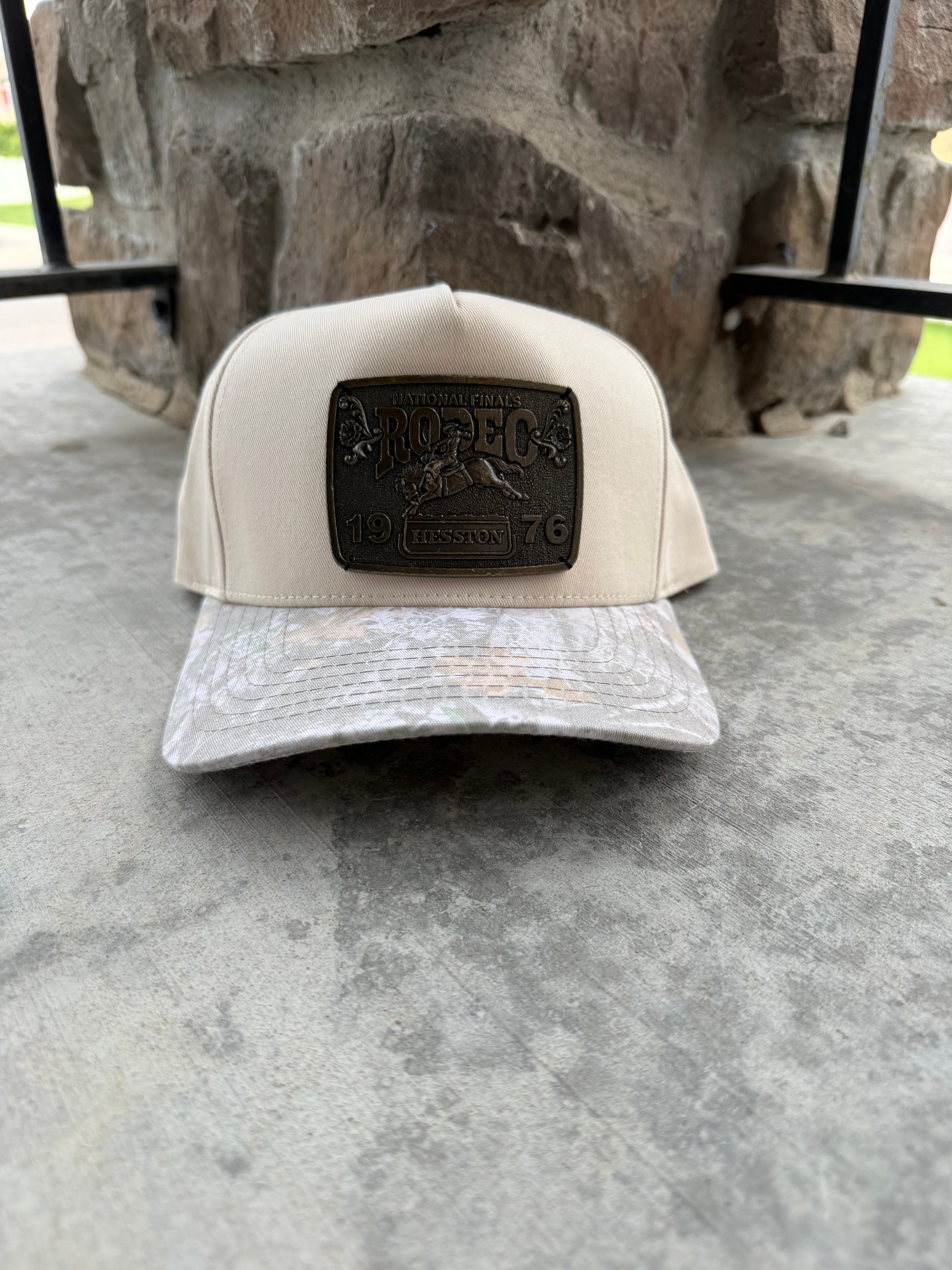 1976 NFR Camo Buckle Hat