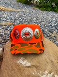 Neon Camo Big Concho Hat