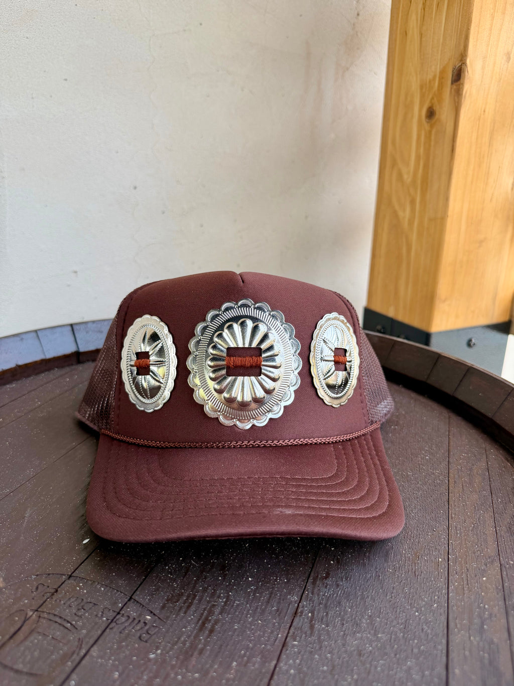 Brown Big Concho Hat