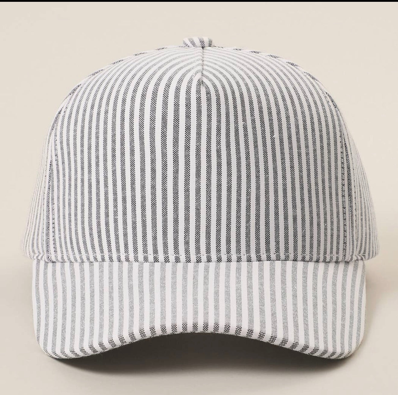 Striped Big Concho Hat