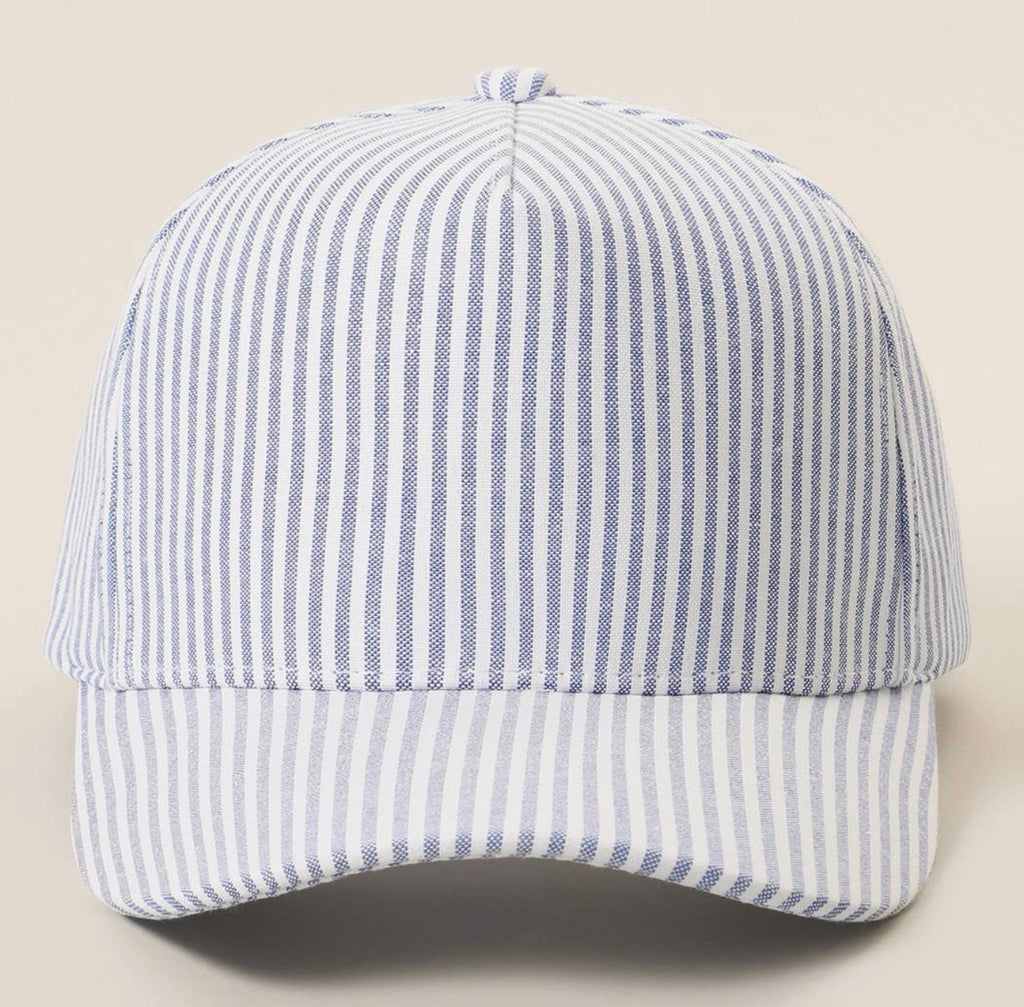 Striped Big Concho Hat