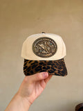 1984 NFR Buckle Leopard Hat with Turquoise
