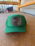 Green 1985 NFR Buckle Hat