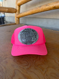 2002 Neon Pink NFR Buckle Hat