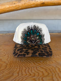 Leopard Prada Trucker Hat