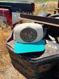 1984 Hesston NFR Buckle Turquoise Brim Hat