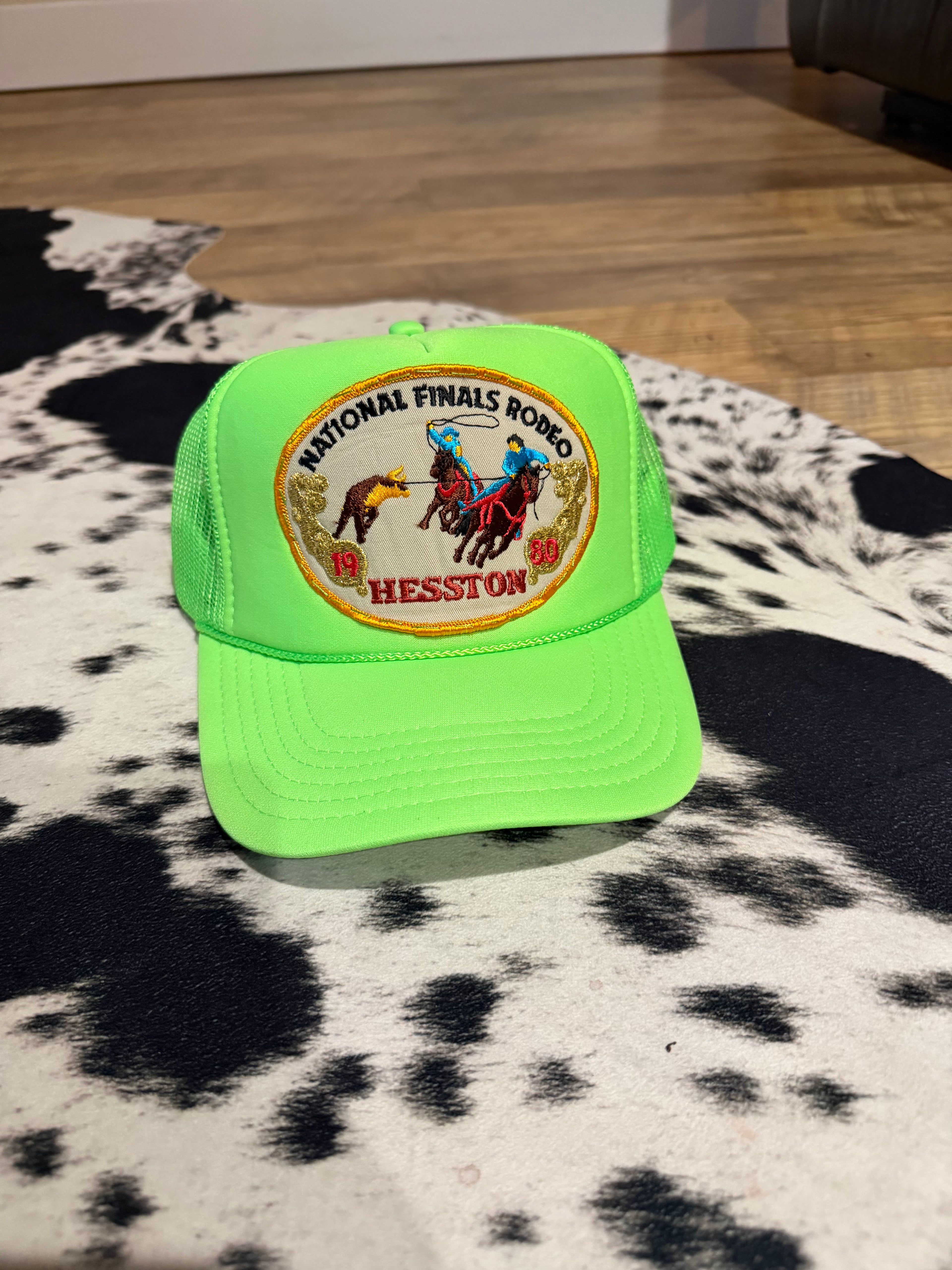 1980 Hesston NFR Patch Hat