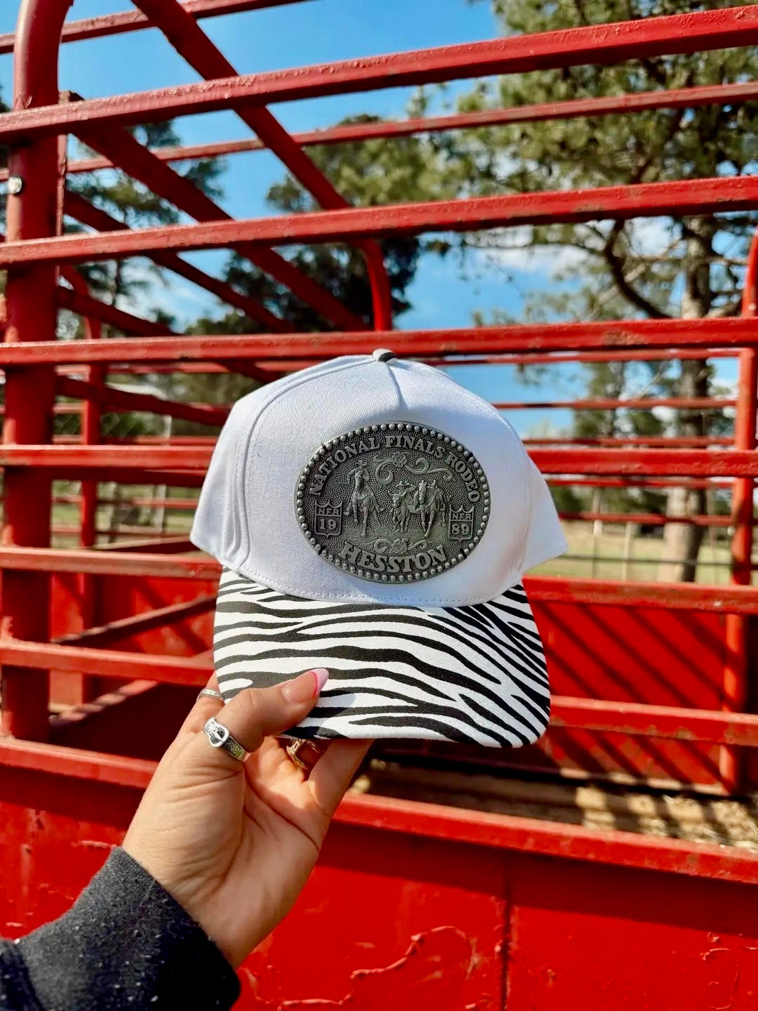 Zebra NFR Buckle Hat
