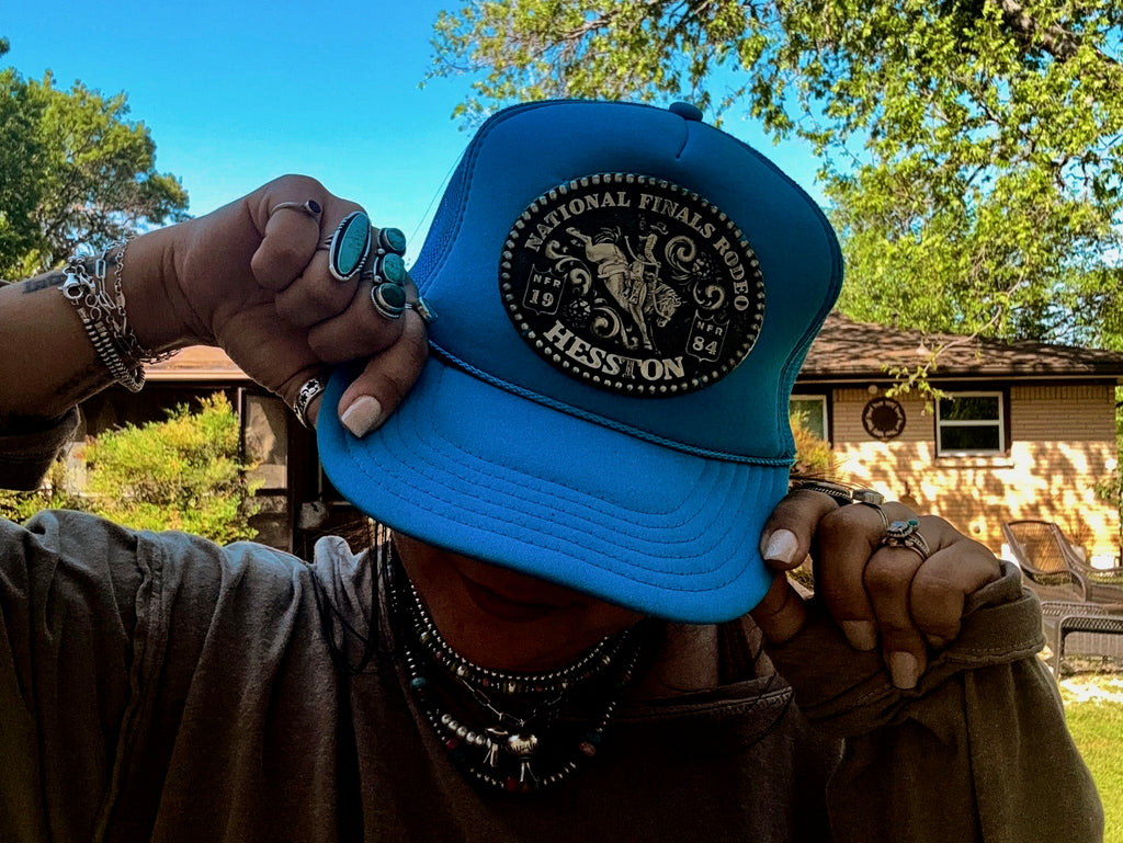 Solid Color Foam NFR Buckle Hat
