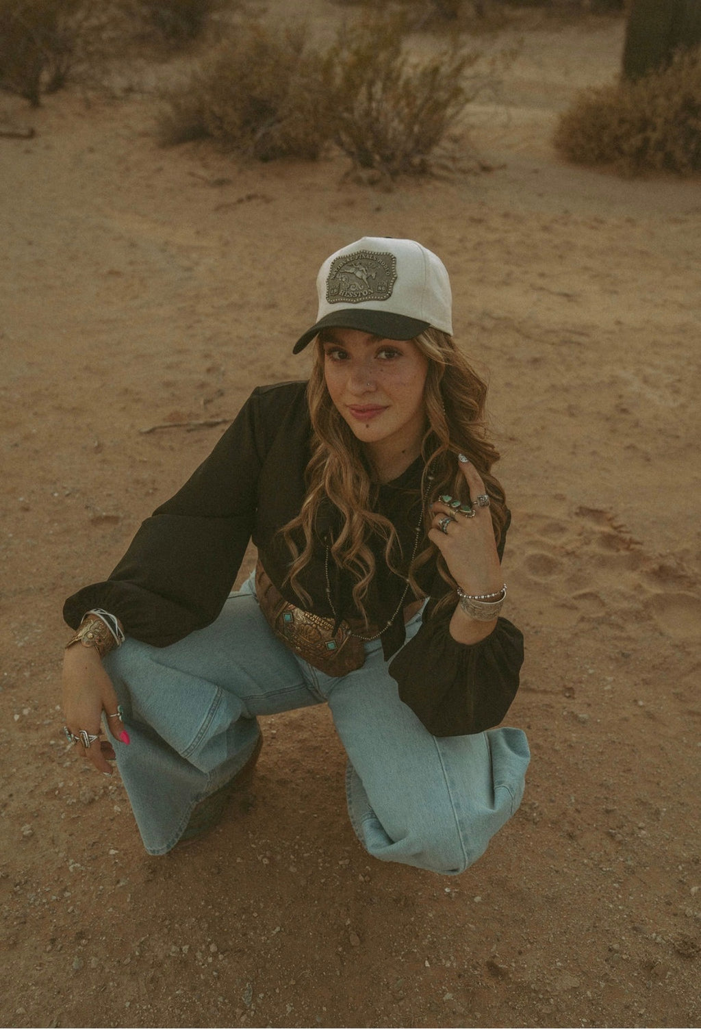 Colored Brim NFR Buckle Hat