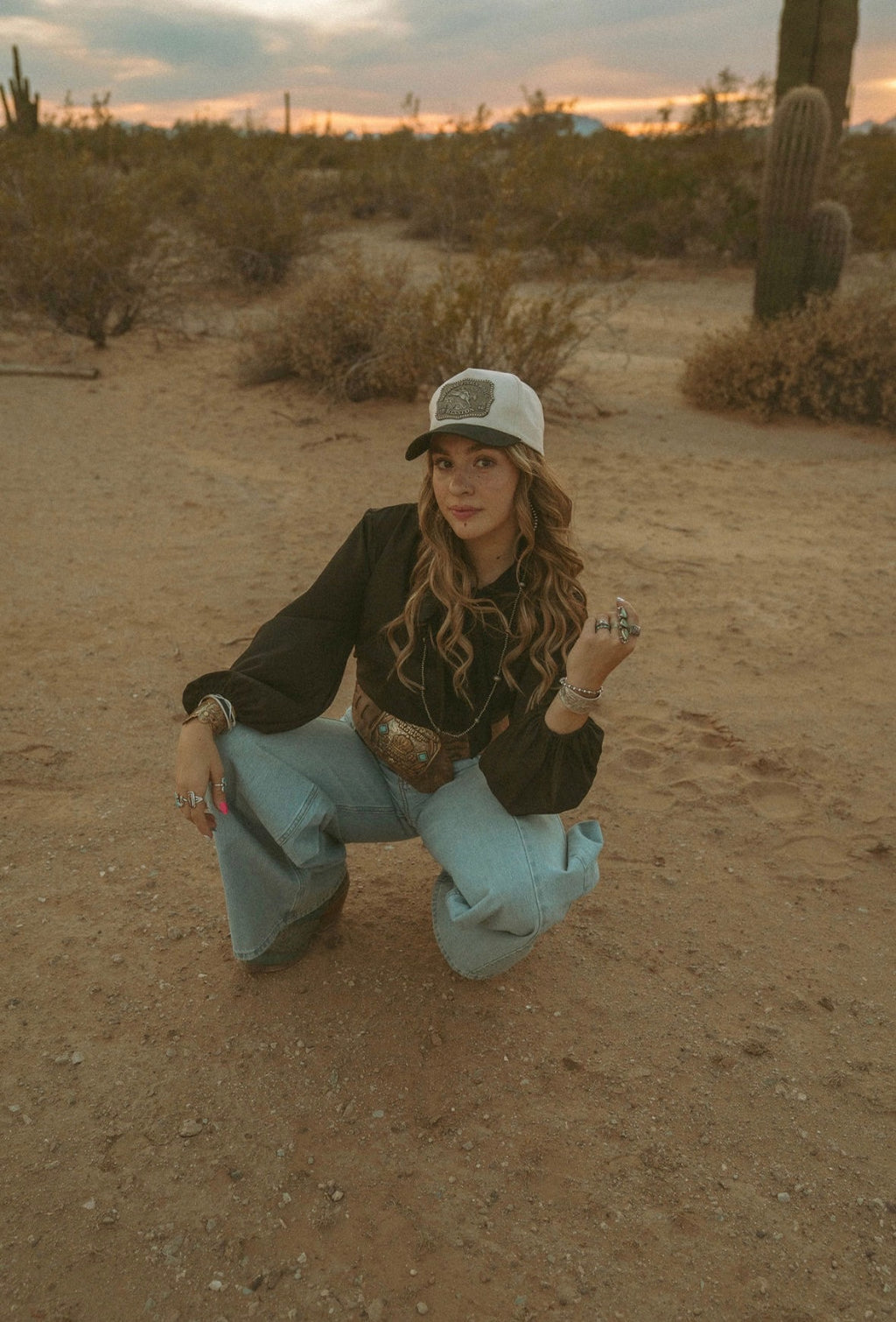 Colored Brim NFR Buckle Hat