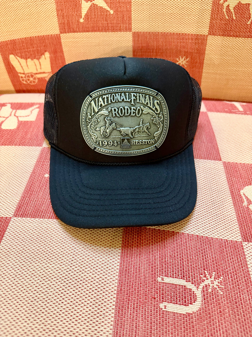 Solid Color Foam NFR Buckle Hat