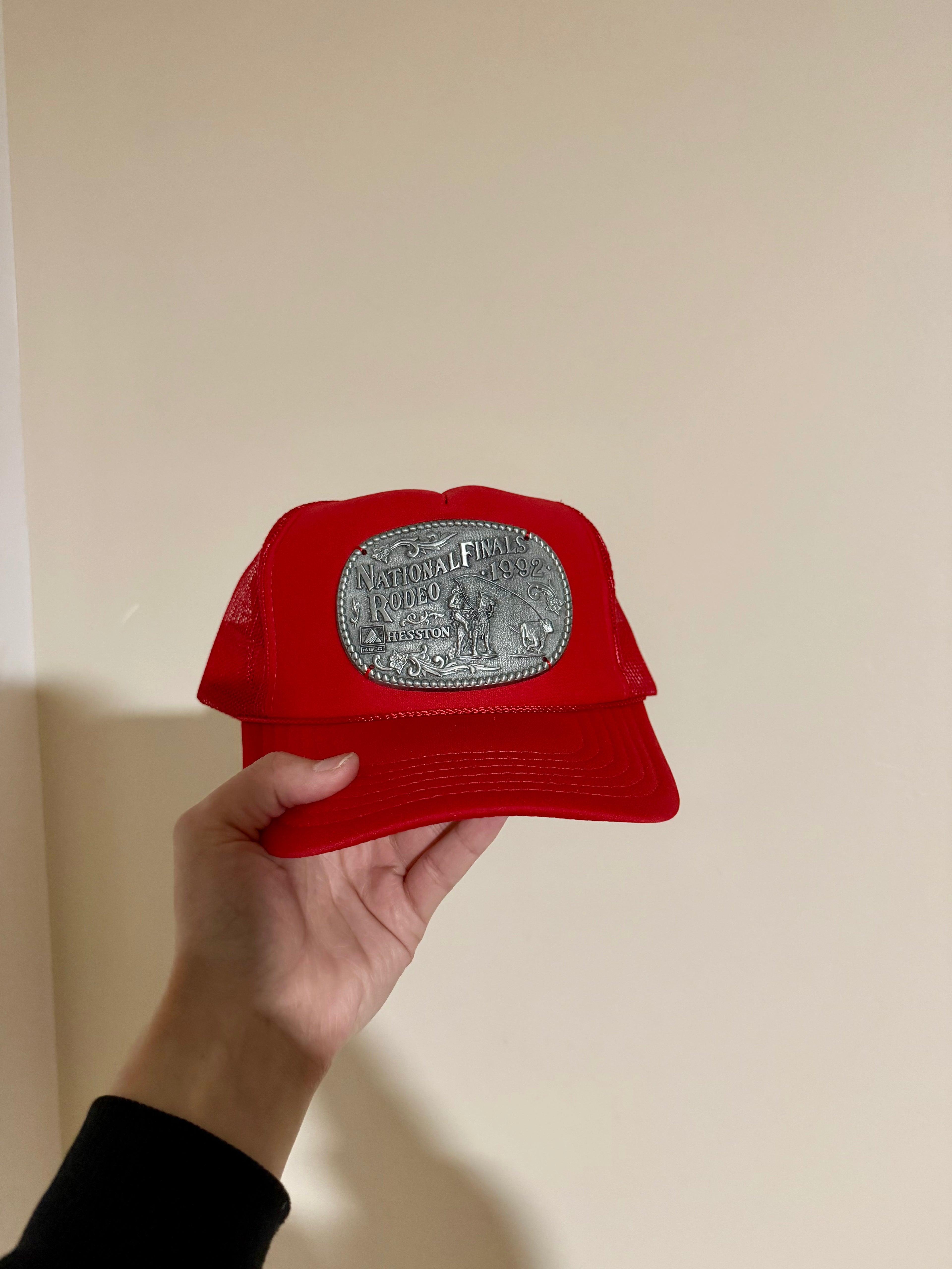 Solid Color Foam NFR Buckle Hat